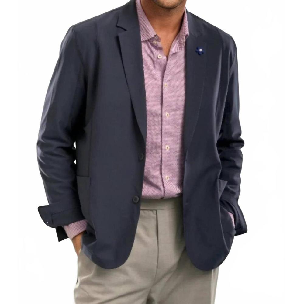 NEW BUKI travel blazer in navy